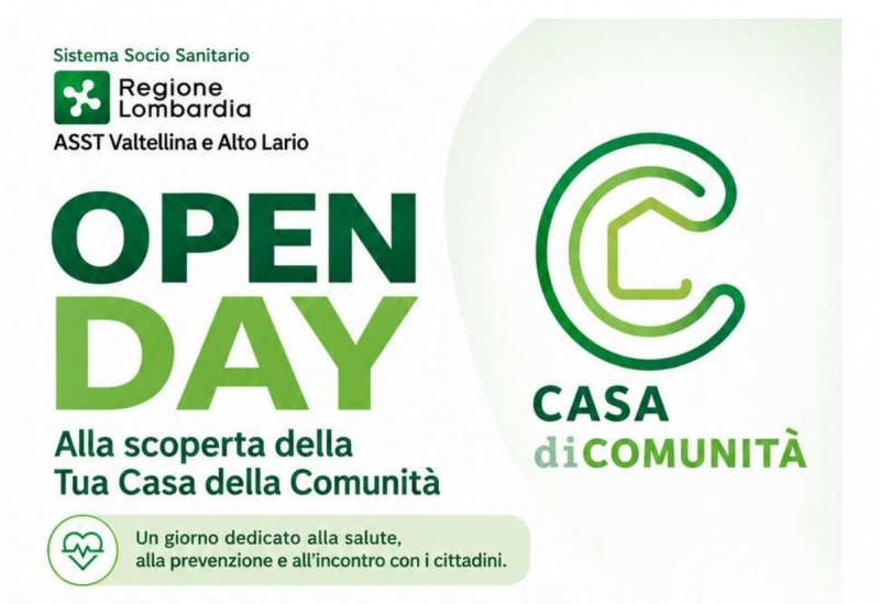 OPEN DAY ASST VALTELLINA E ALTO LARIO Alla scoperta della tua Casa della Comunit�